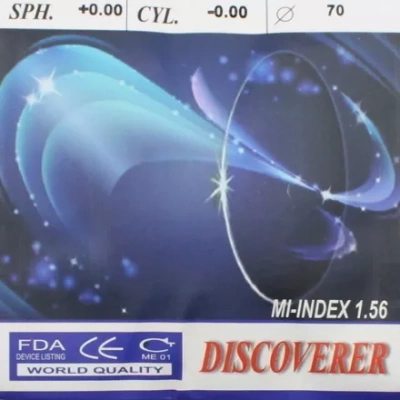 Фото Полимерная линза с мультипокрытием n=1,56 Blue HMC